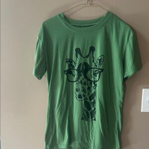 Green Giraffe Graphic womens T-Shirt
